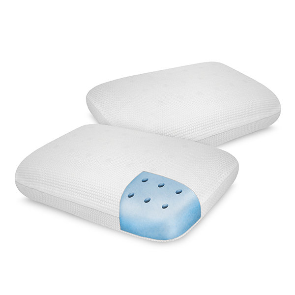 SensorPEDIC Memory Foam Medium Cooling Pillow & Reviews Wayfair